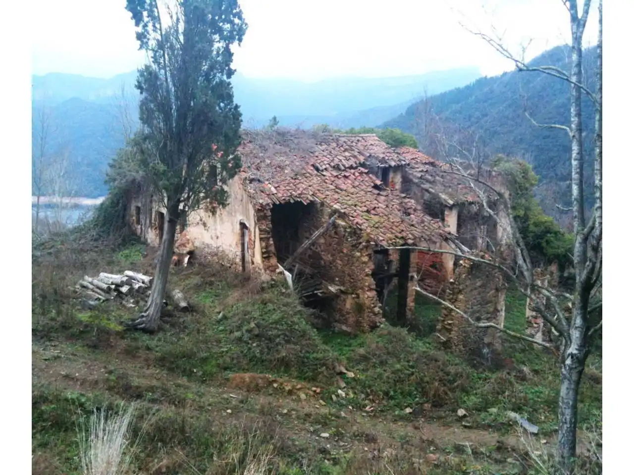 Vista exterior de Terreno en venta en Susqueda