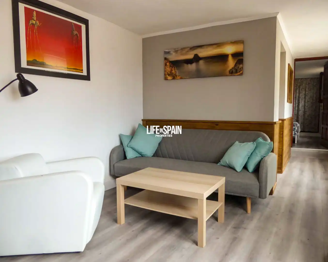 Wohnzimmer von Country house zum Verkauf in Rasquera mit Klimaanlage, Privatgarten und Terrasse