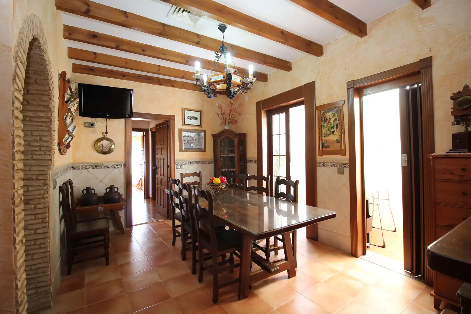 Comedor de Finca rústica en venta en Cartagena con Aire acondicionado, Jardín privado y Terraza