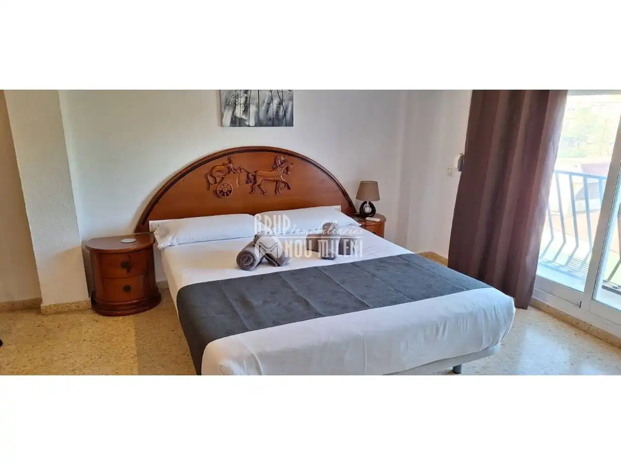 Schlafzimmer von Wohnung zur Miete in Massanassa mit Möbliert