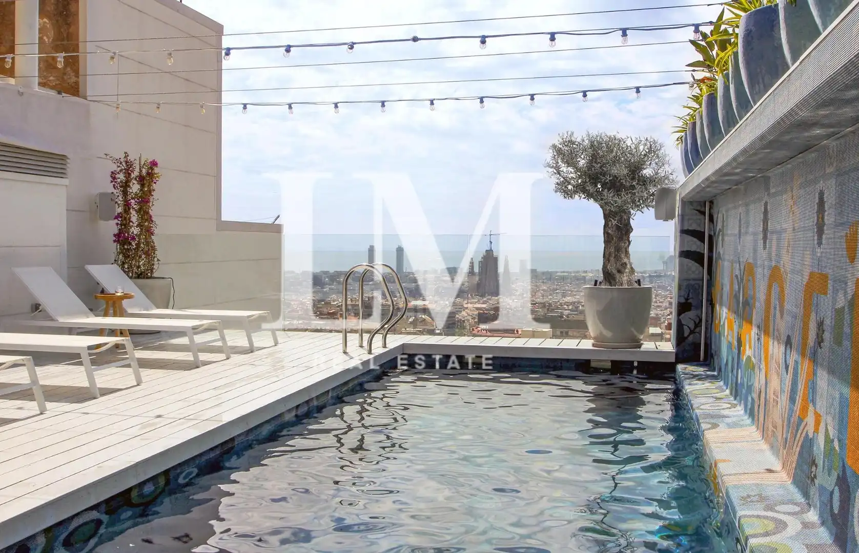 Piscina de Casa o xalet de lloguer en Barcelona amb Aire condicionat, Terrassa i Piscina