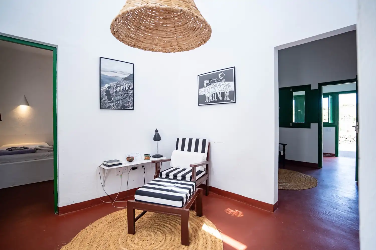 Sala de estar de Casa adosada en venta en Haría con Jardín privado, Terraza y Amueblado