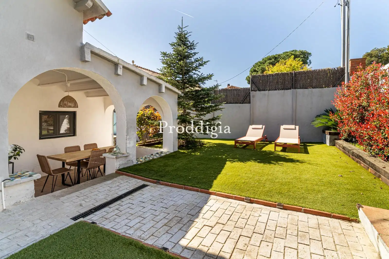 Garten von Haus oder Chalet zur Miete in Sant Cugat del Vallès mit Heizung, Terrasse und Schwimmbad