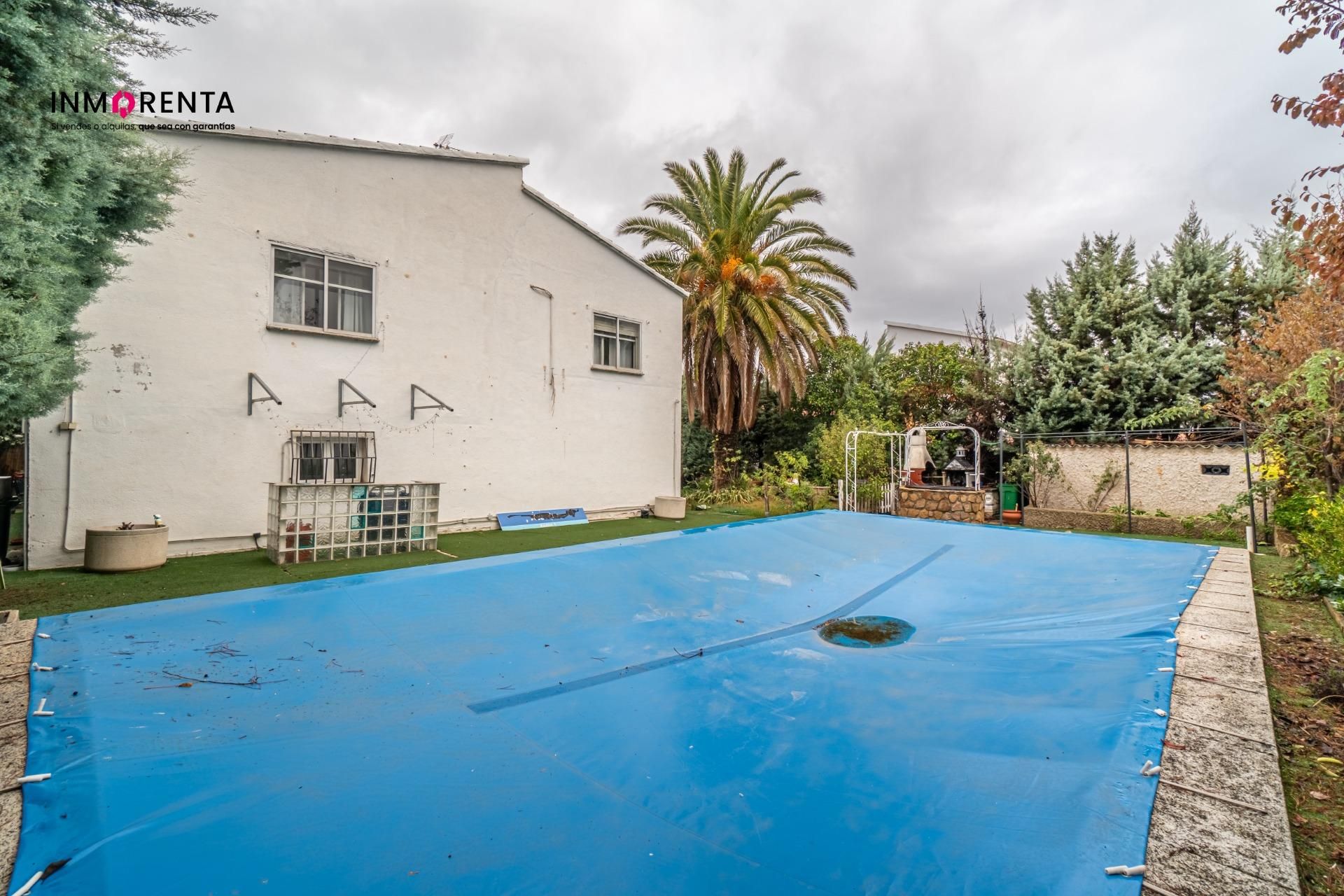 Swimming pool of House or chalet for sale in El Álamo  with Air Conditioner, Private garden and Swimming Pool