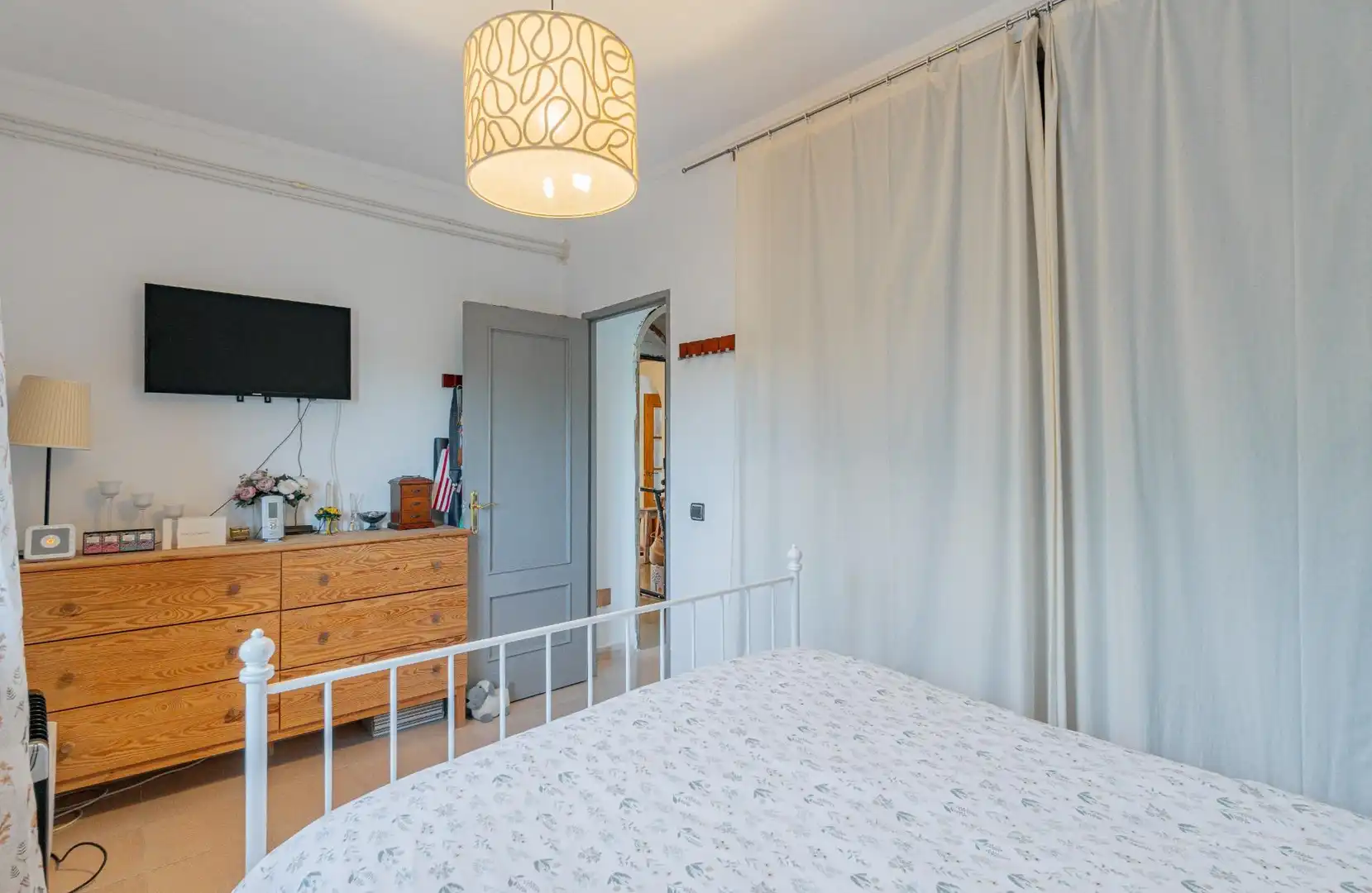 Schlafzimmer von Country house zum Verkauf in Sineu mit Klimaanlage, Heizung und Privatgarten