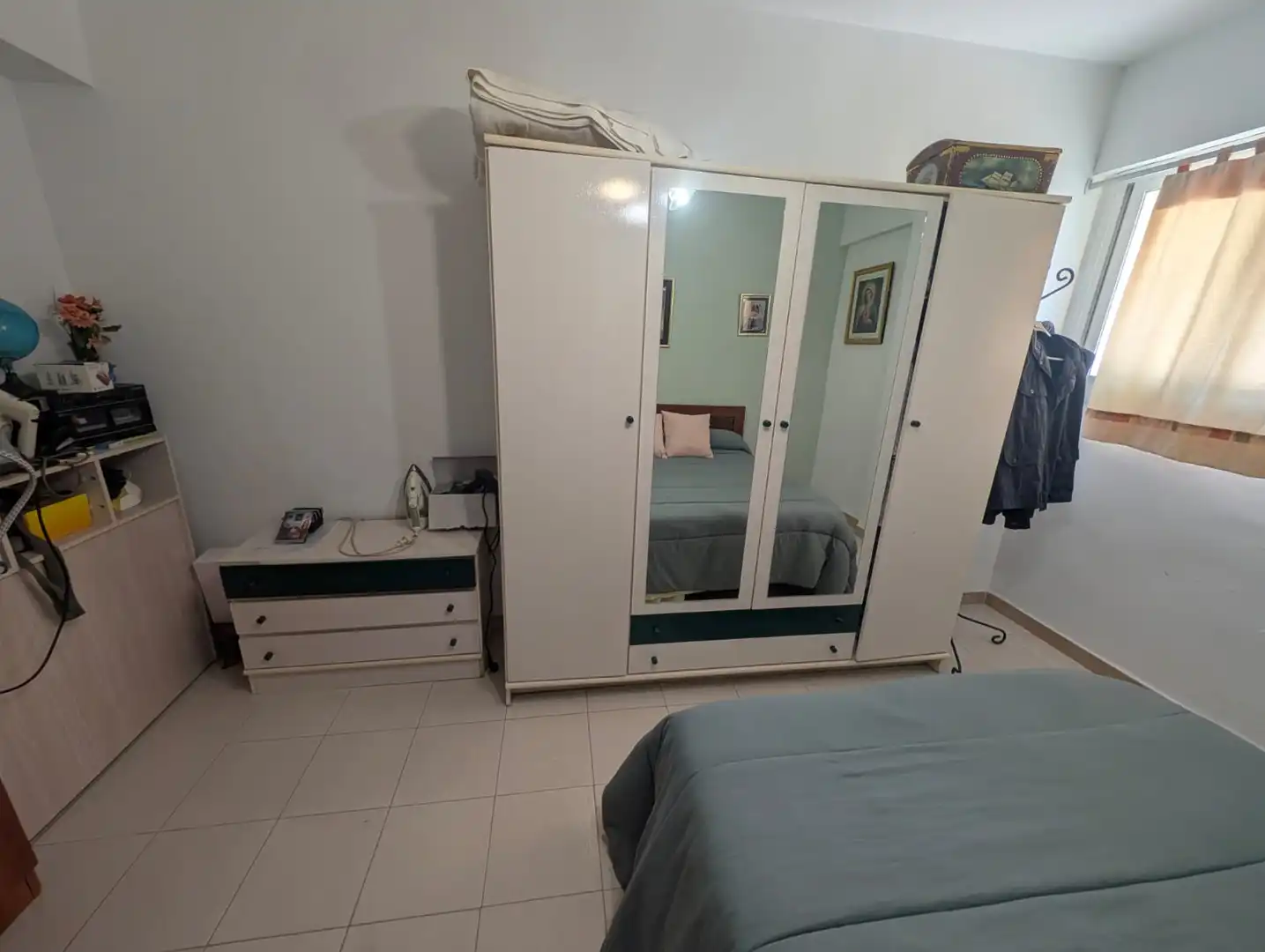 Bedroom of Flat for sale in Lucena  with Air Conditioner, Private garden and Furnished