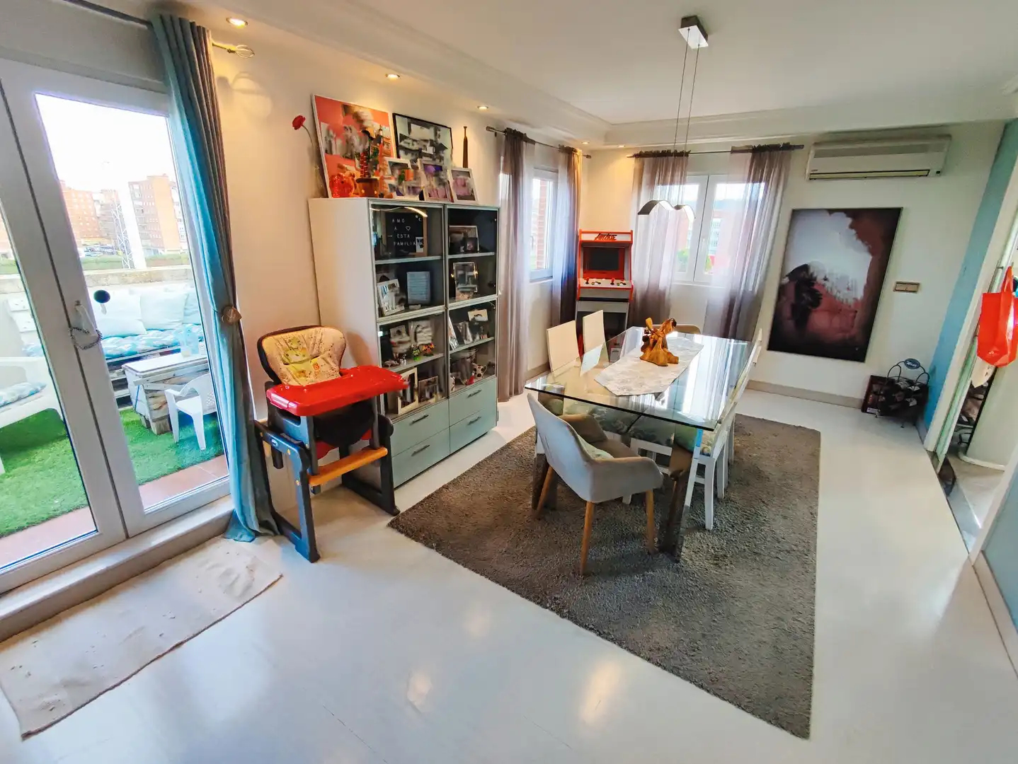 Dining room of Attic for sale in Palencia  with Air Conditioner, Heating and Parquet flooring