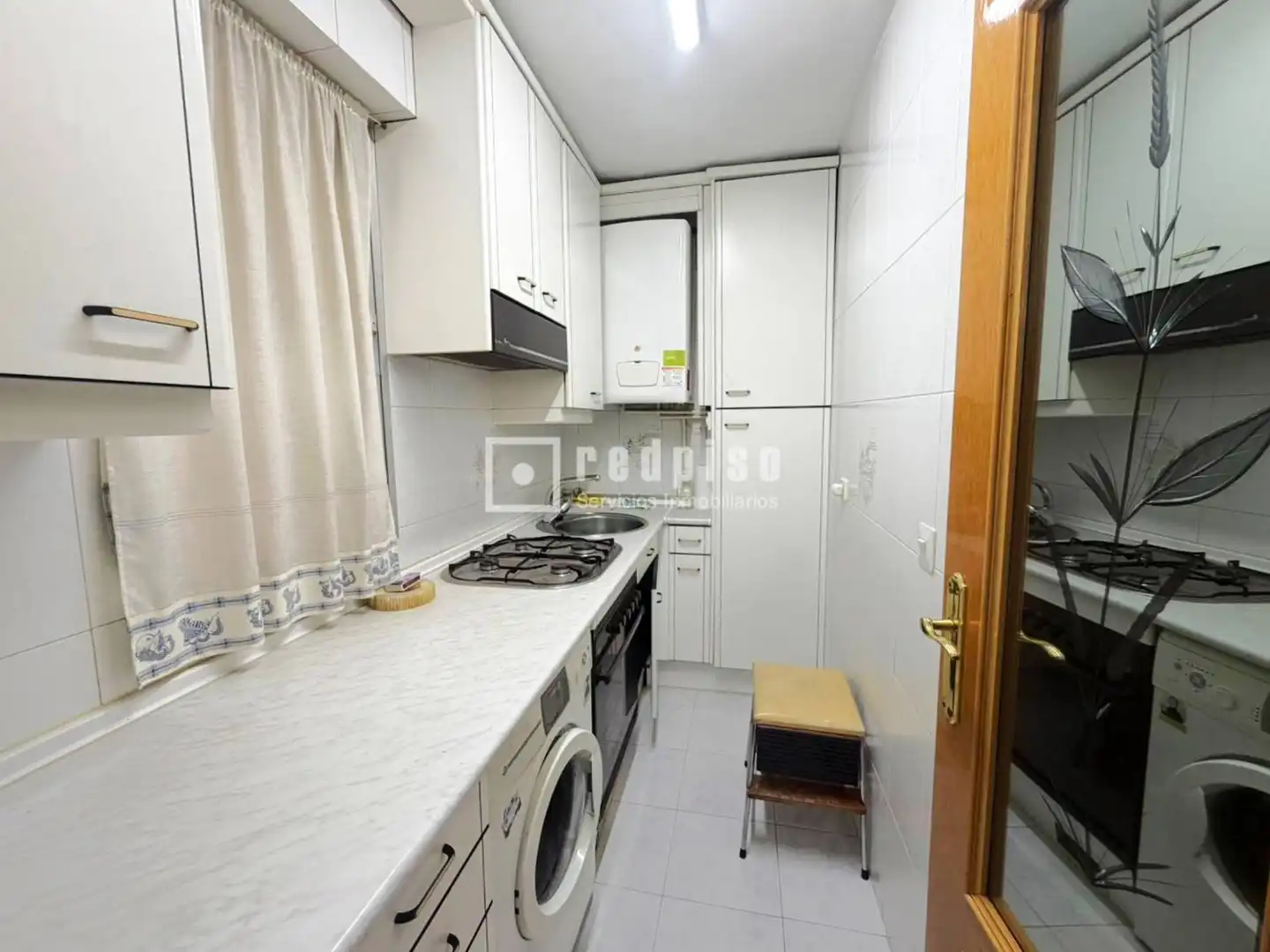 Kitchen of Flat for sale in Madrid  with Air Conditioner, Heating and Private garden