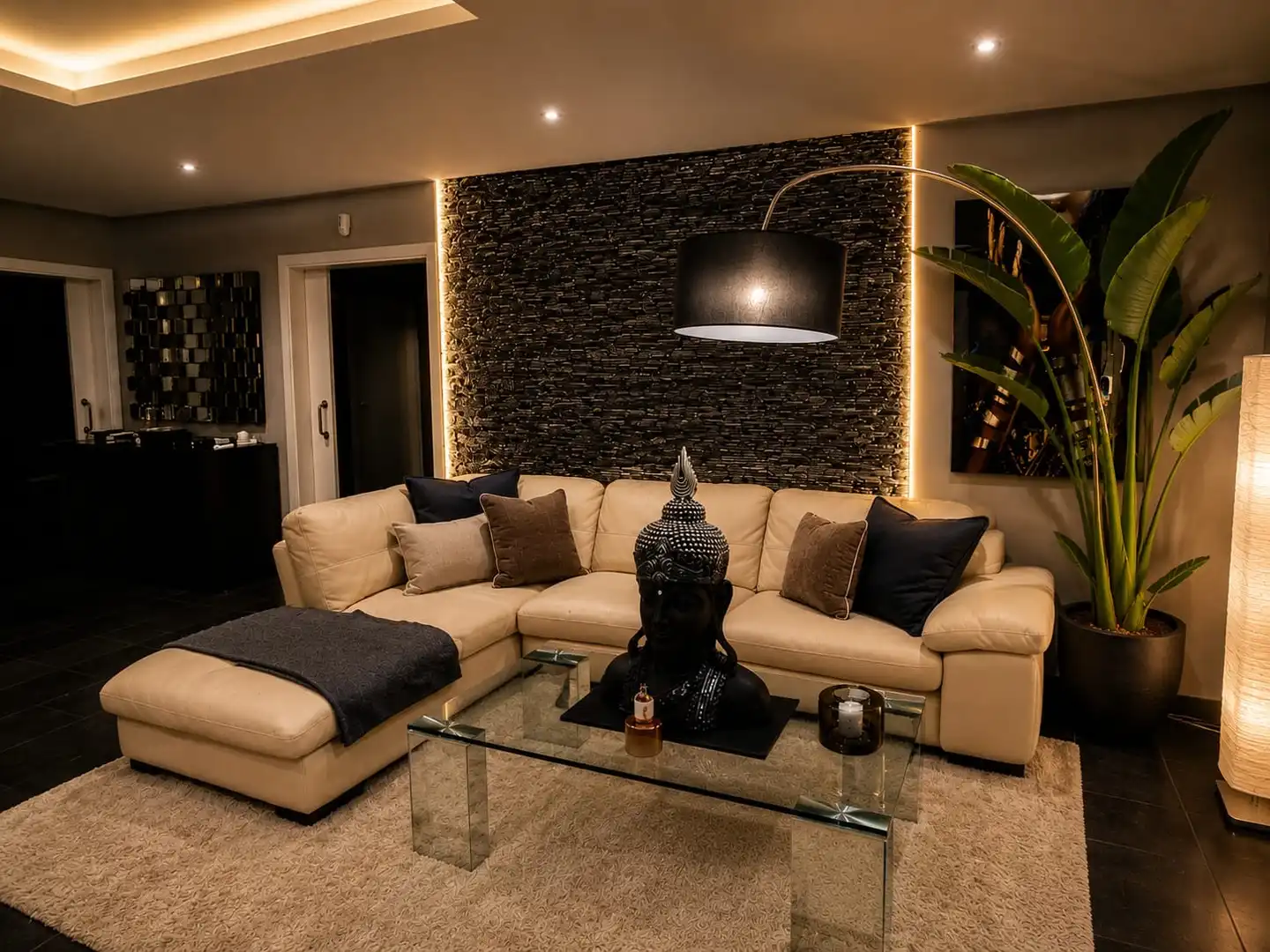 Sala d'estar de Casa o xalet en venda en Puerto de la Cruz amb Aire condicionat, Calefacció i Jardí privat