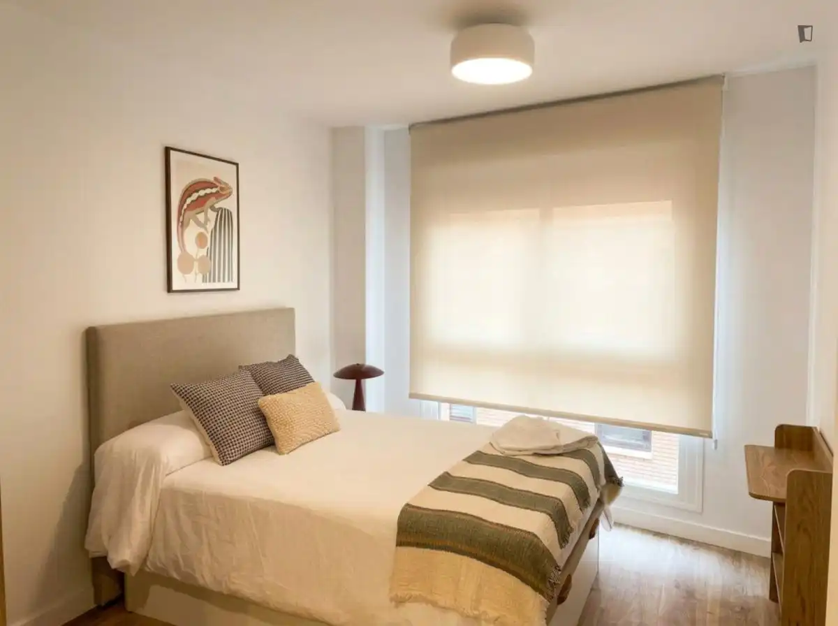 Bedroom of Study for rent in Madrid  with Air Conditioner, Heating and Furnished