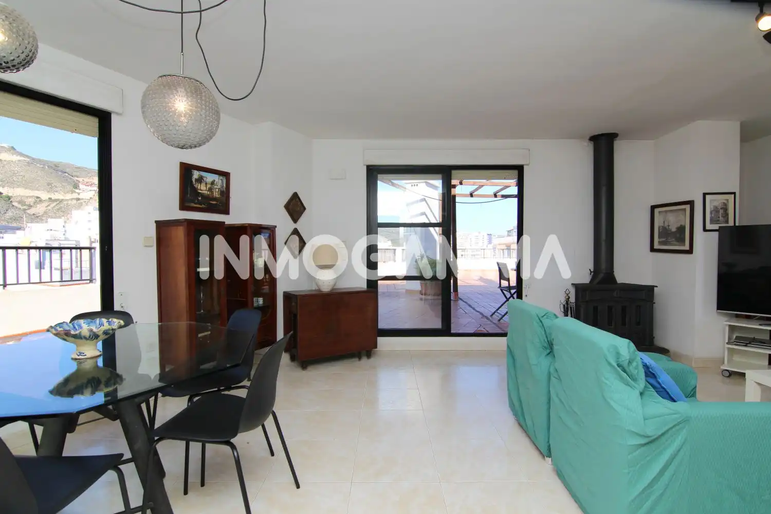 Sala d'estar de Àtic en venda en Cullera amb Terrassa