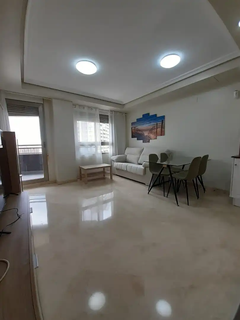 Sala d'estar de Apartament de lloguer en Valencia amb Aire condicionat, Calefacció i Terrassa