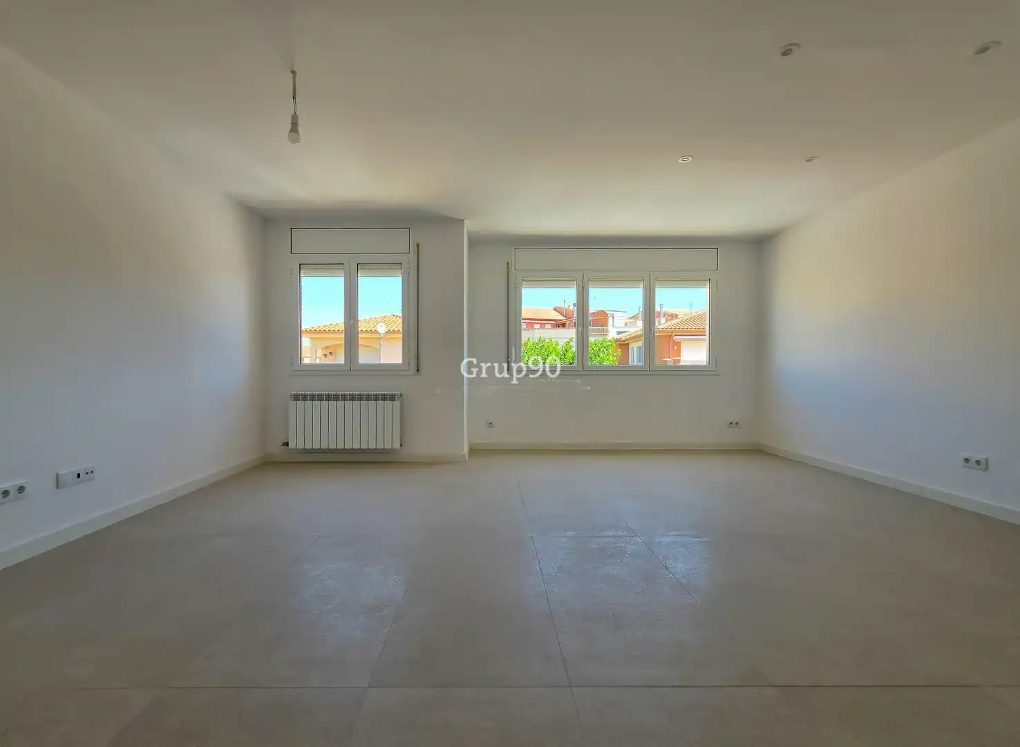 Sala d'estar de Casa adosada en venda en Vilanova de Segrià, Lleida