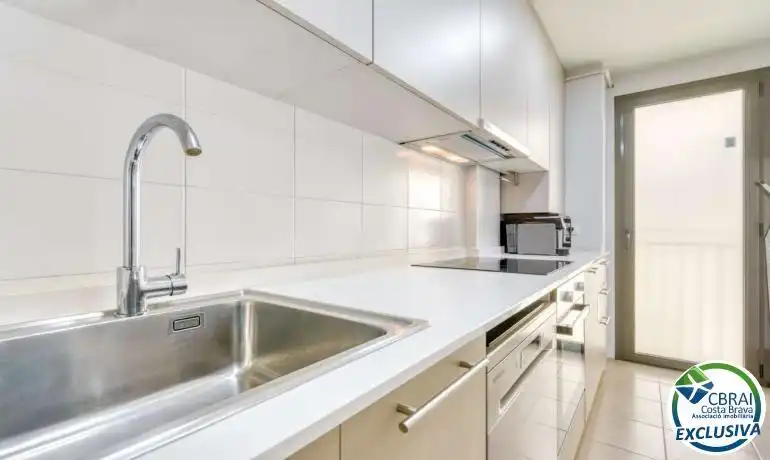 Kitchen of Flat for sale in Figueres  with Private garden, Terrace and Oven