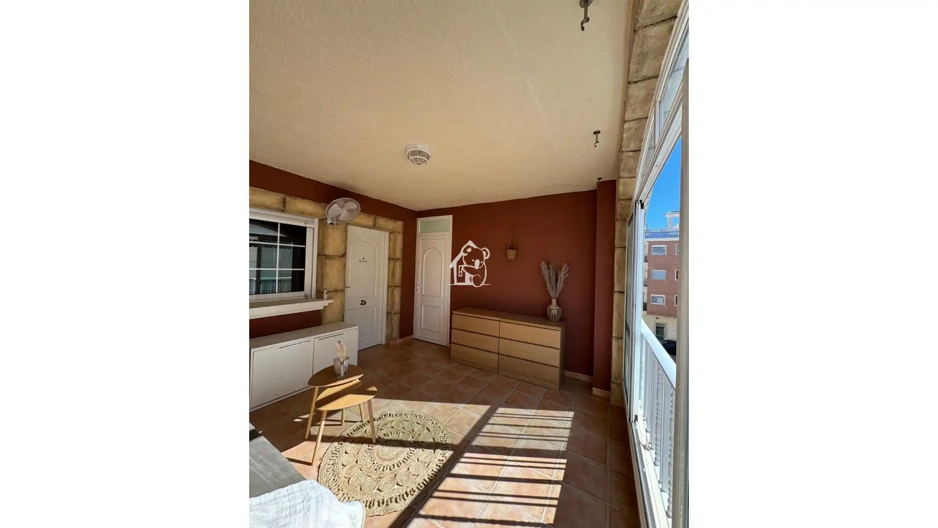 Habitación de Apartamento de alquiler en Formentera del Segura con Aire acondicionado, Terraza y Piscina