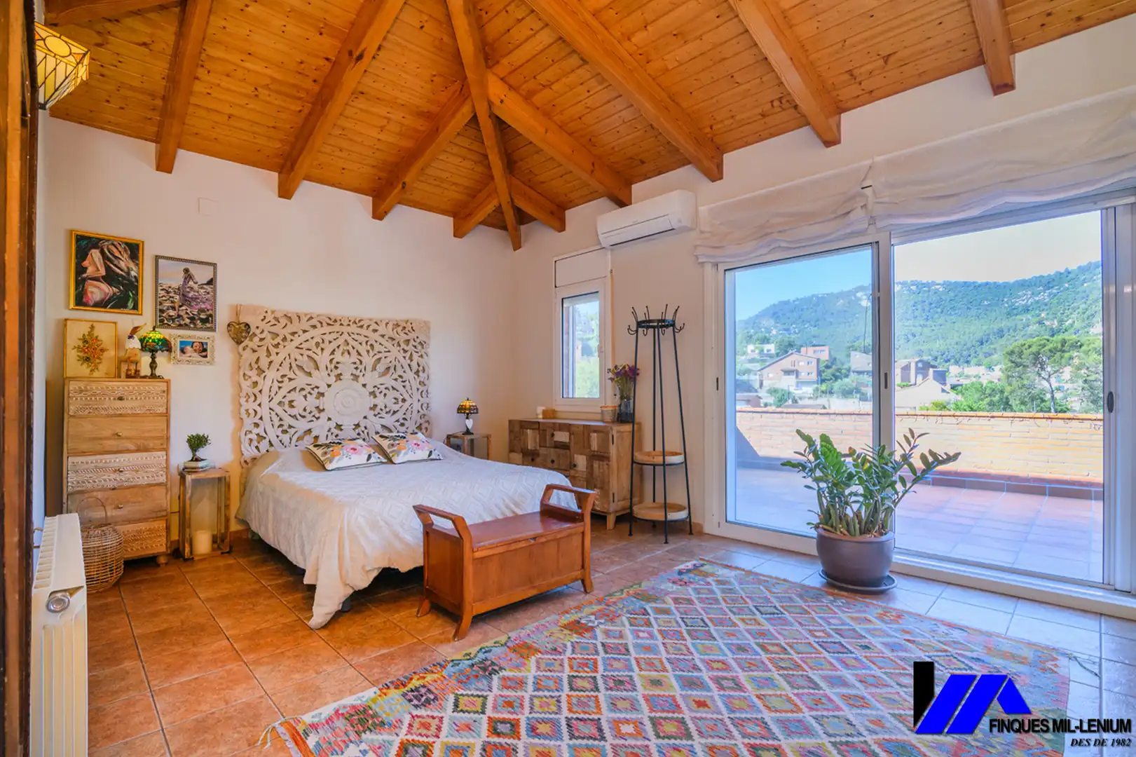 Habitación de Casa o chalet en venta en Vallirana con Aire acondicionado, Calefacción y Jardín privado