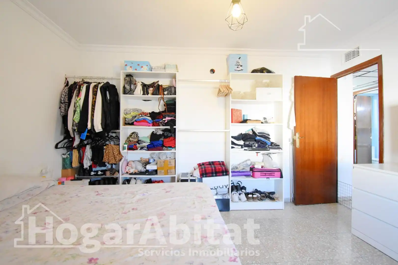 Bedroom of Flat for sale in Oliva  with Air Conditioner, Heating and Terrace