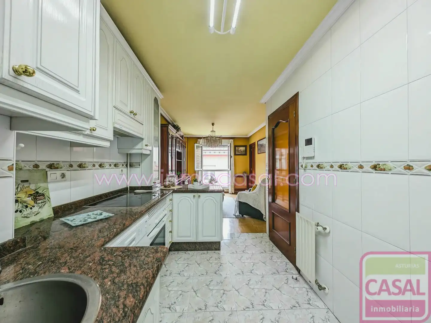 Cocina de Piso en venta en Mieres (Asturias) con Calefacción