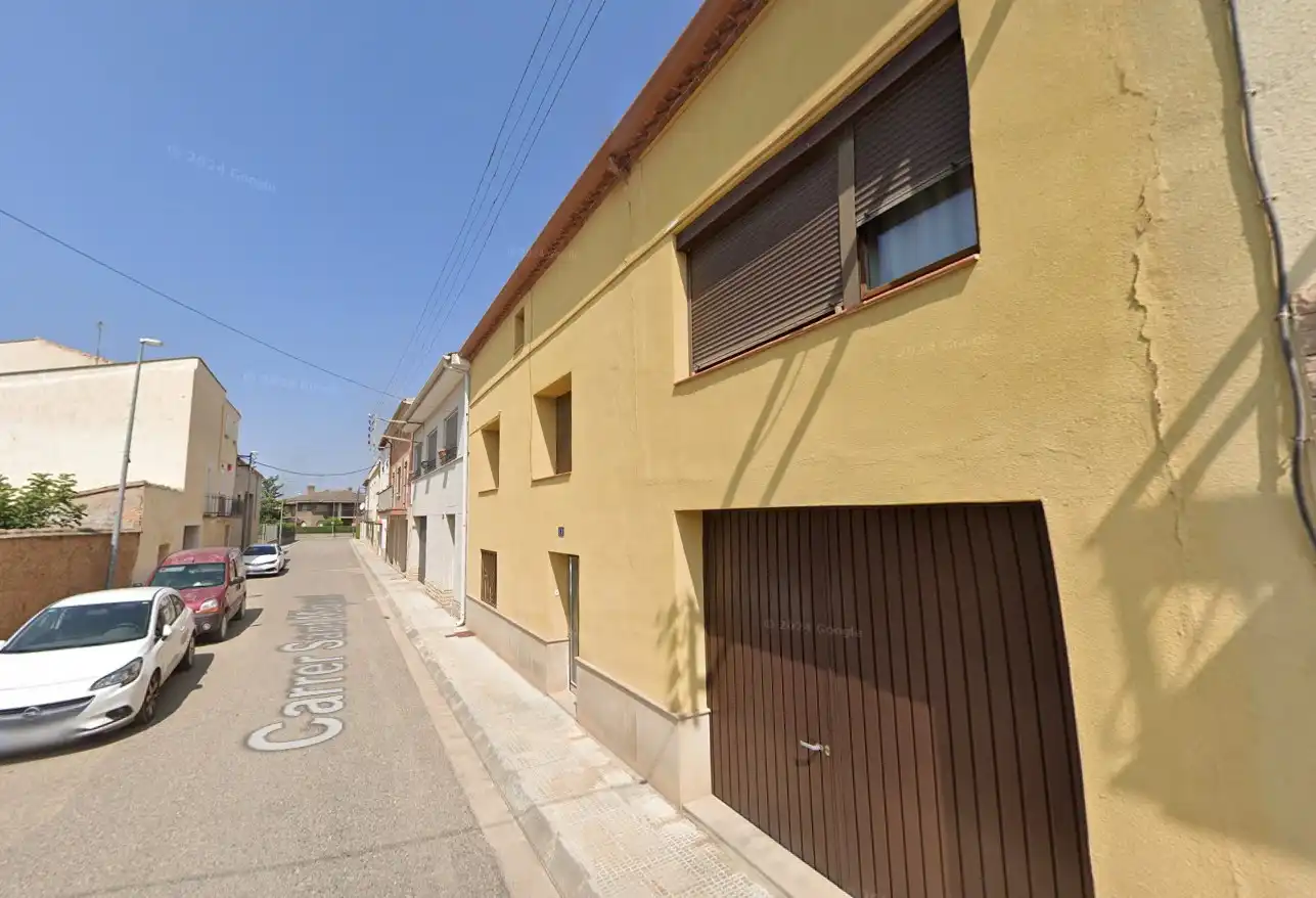 Vista exterior de Casa adosada en venta en Bellpuig con Jardín privado y Trastero