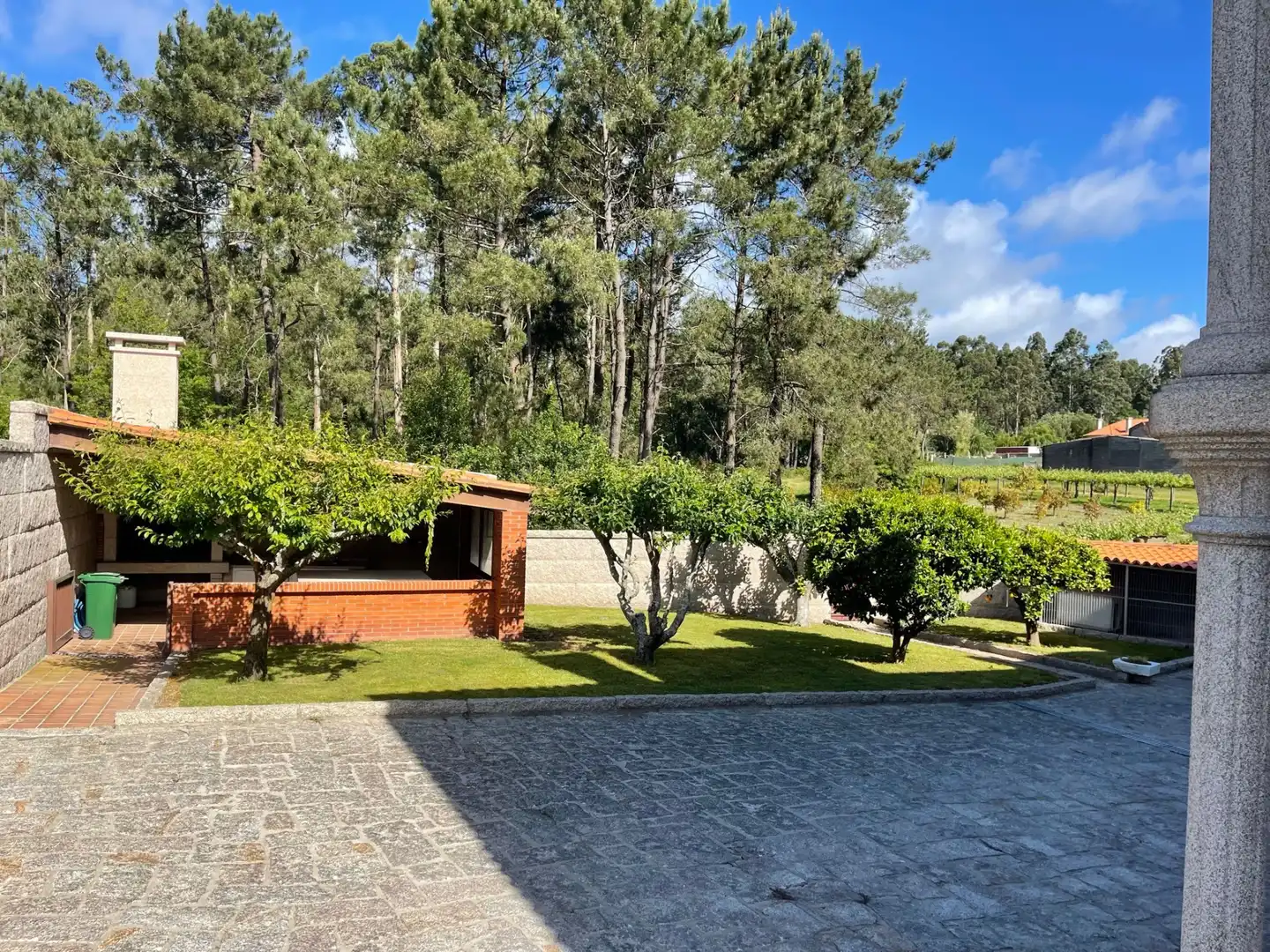 Garden of Houses for sale in Meaño  with Private garden, Terrace and Furnished