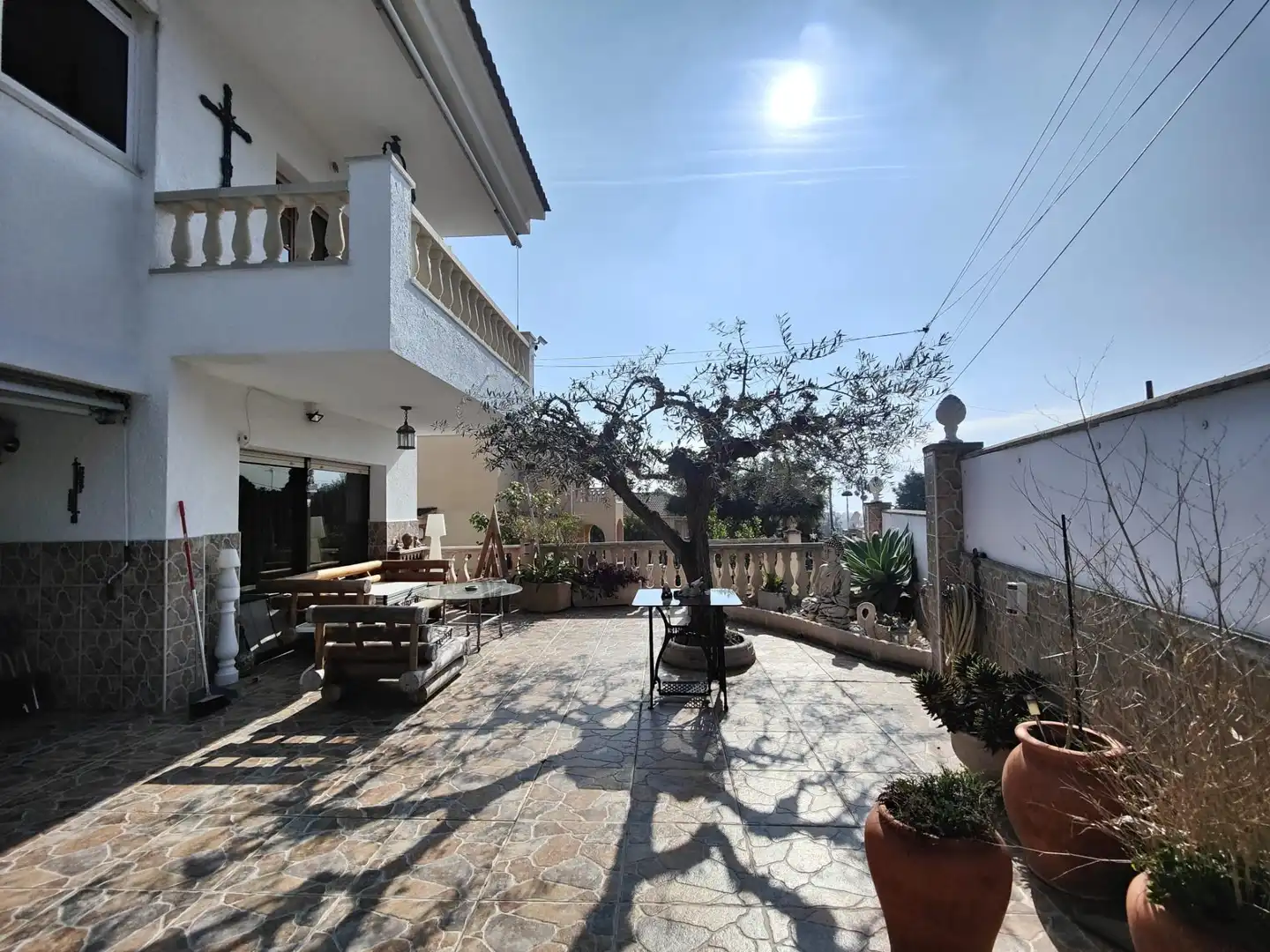 Terrassa de Casa o xalet en venda en Cunit amb Calefacció, Jardí privat i Terrassa