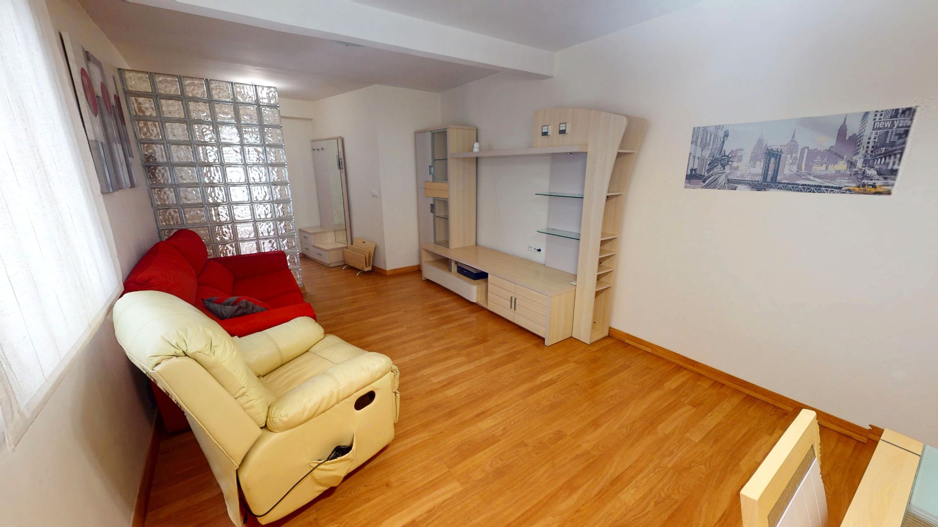 Living room of Flat for sale in Alicante / Alacant  with Air Conditioner, Heating and Parquet flooring
