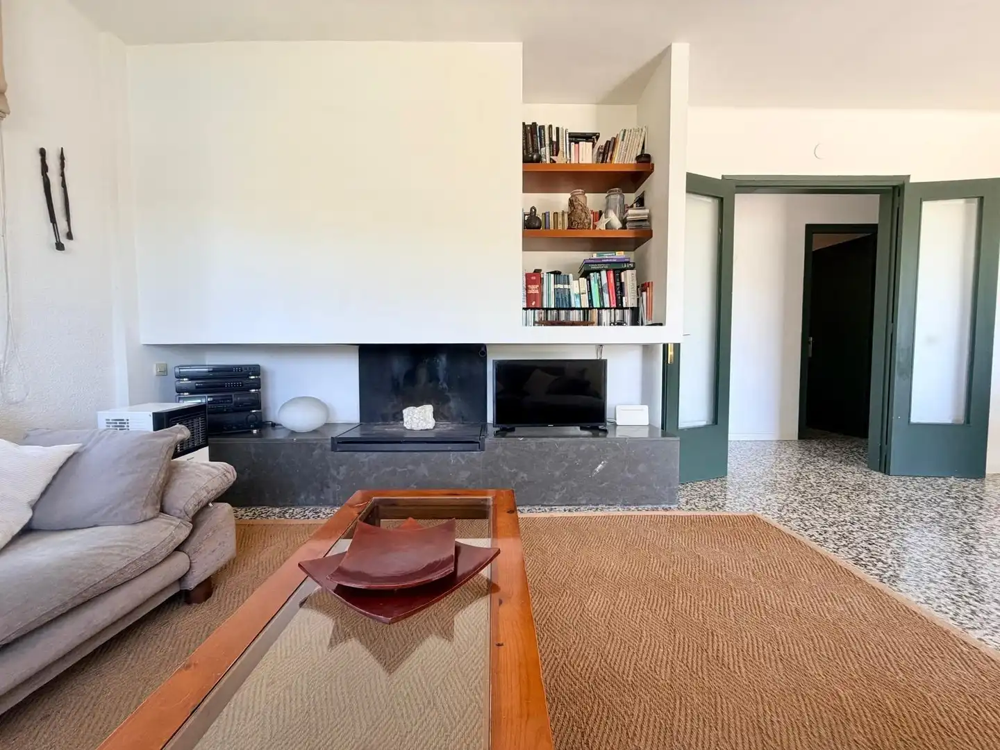 Sala d'estar de Casa o xalet en venda en Cunit amb Calefacció, Jardí privat i Piscina