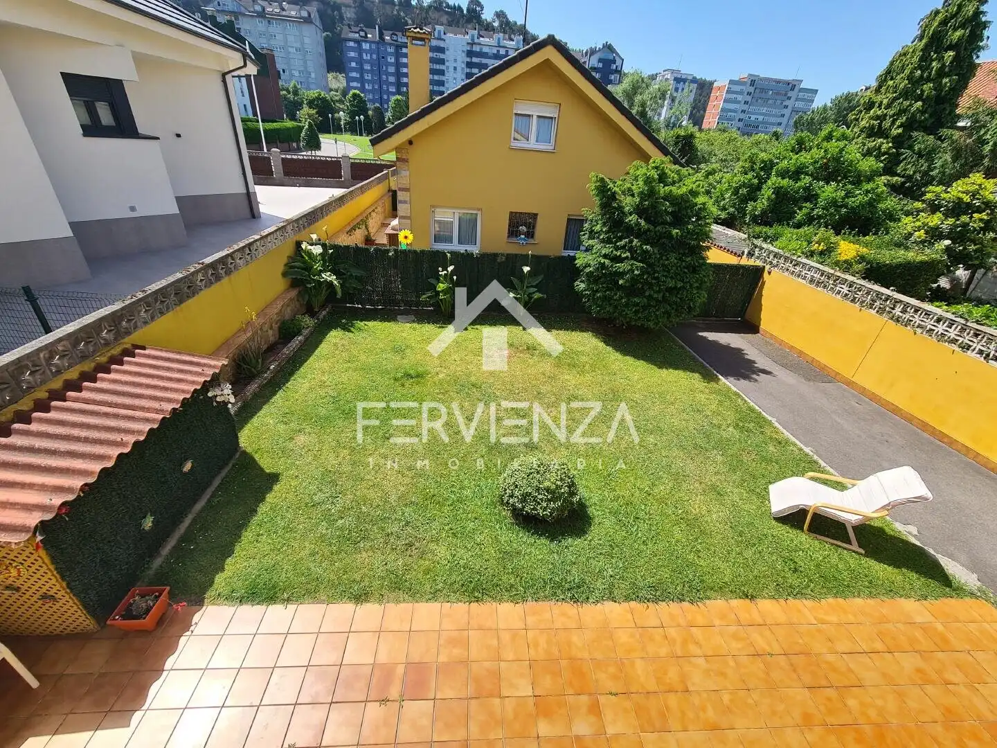 Jardín de Casa o chalet en venta en Castrillón