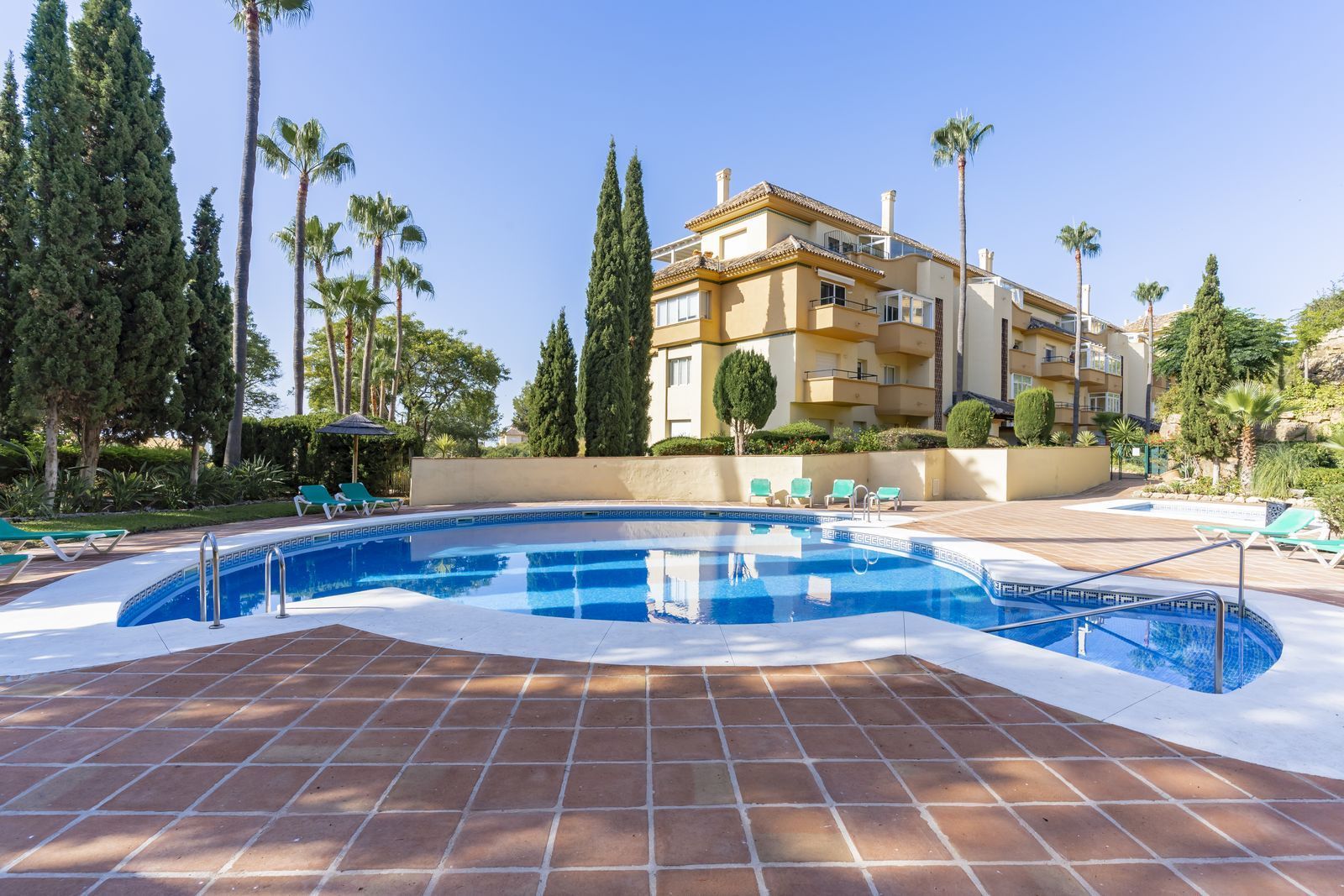 Garden of Apartment for sale in Marbella  with Air Conditioner, Private garden and Terrace