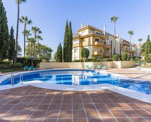 Garden of Apartment for sale in Marbella  with Air Conditioner, Private garden and Terrace