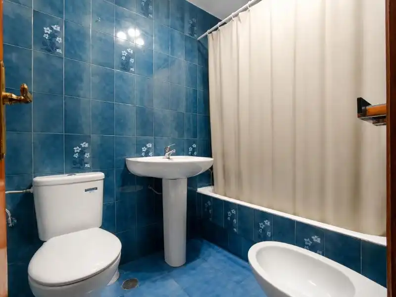 Baño de Piso de alquiler en Málaga con Terraza y Amueblado