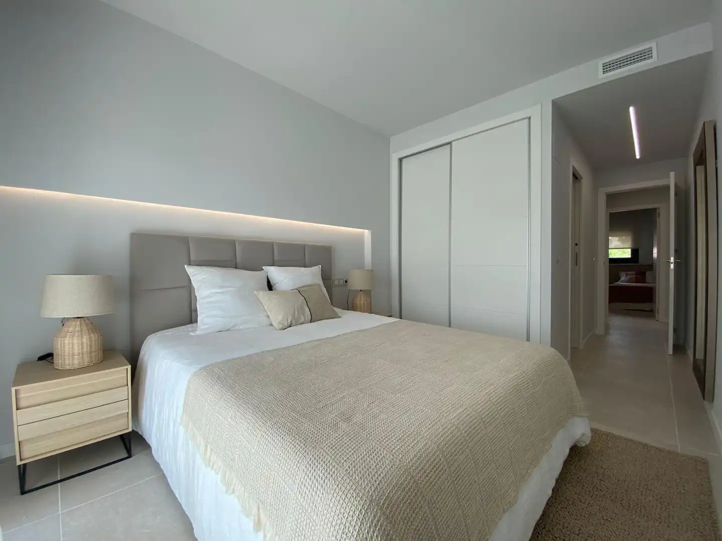 Bedroom of Houses for sale in El Verger  with Air Conditioner, Private garden and Terrace