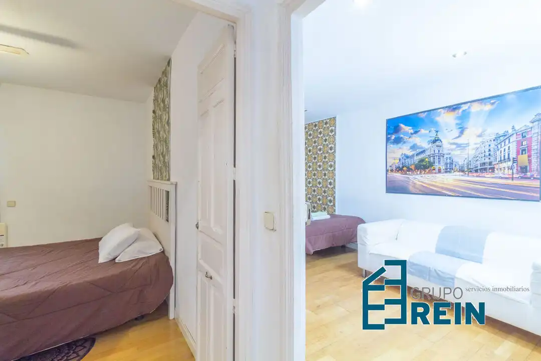 Schlafzimmer von Wohnung zum Verkauf in Madrid mit Klimaanlage und Heizung