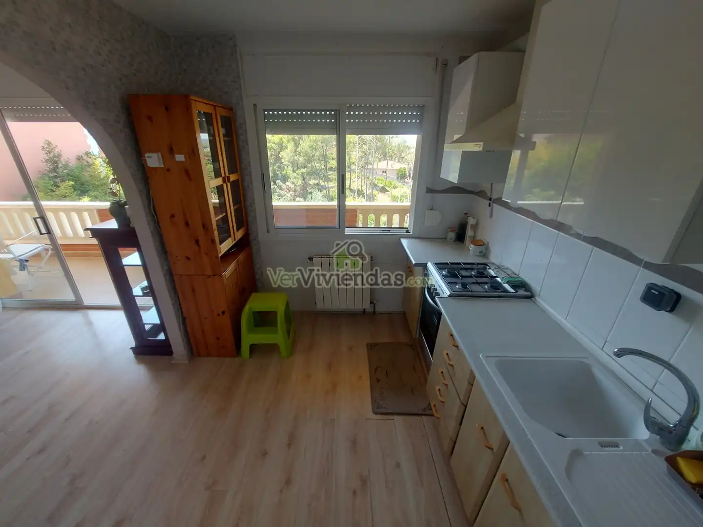 Cuina de Casa o xalet en venda en Olivella amb Calefacció, Jardí privat i Parquet