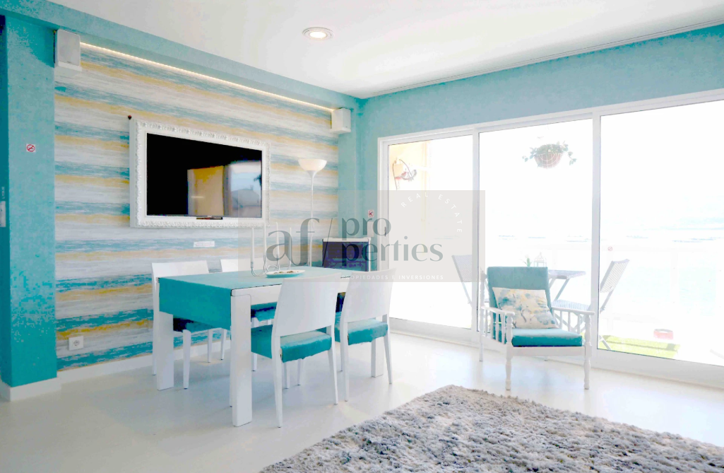 Sala de estar de Piso en venta en Poio con Terraza y Amueblado