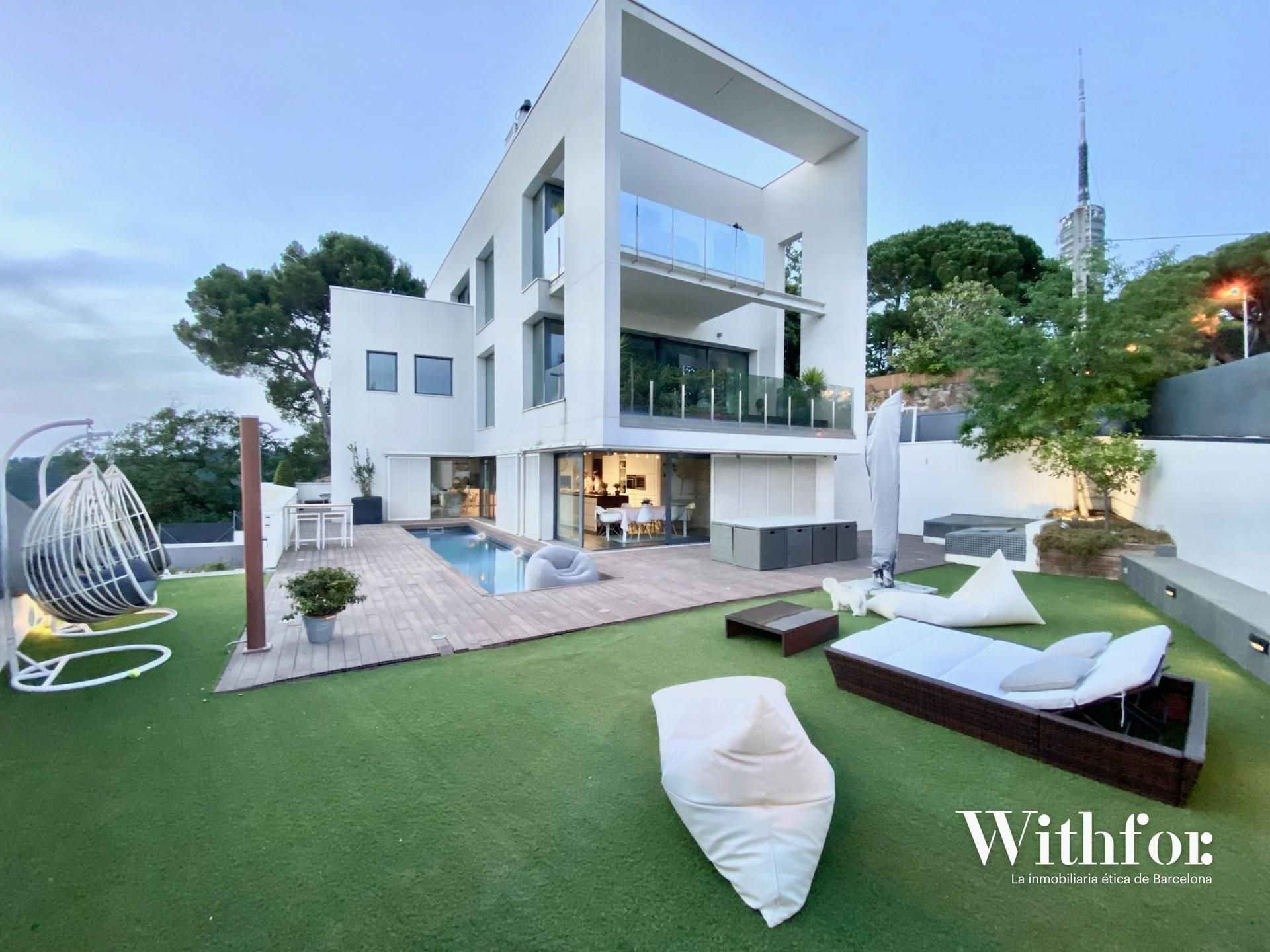 Terrace of House or chalet to rent in  Barcelona Capital  with Air Conditioner, Heating and Private garden