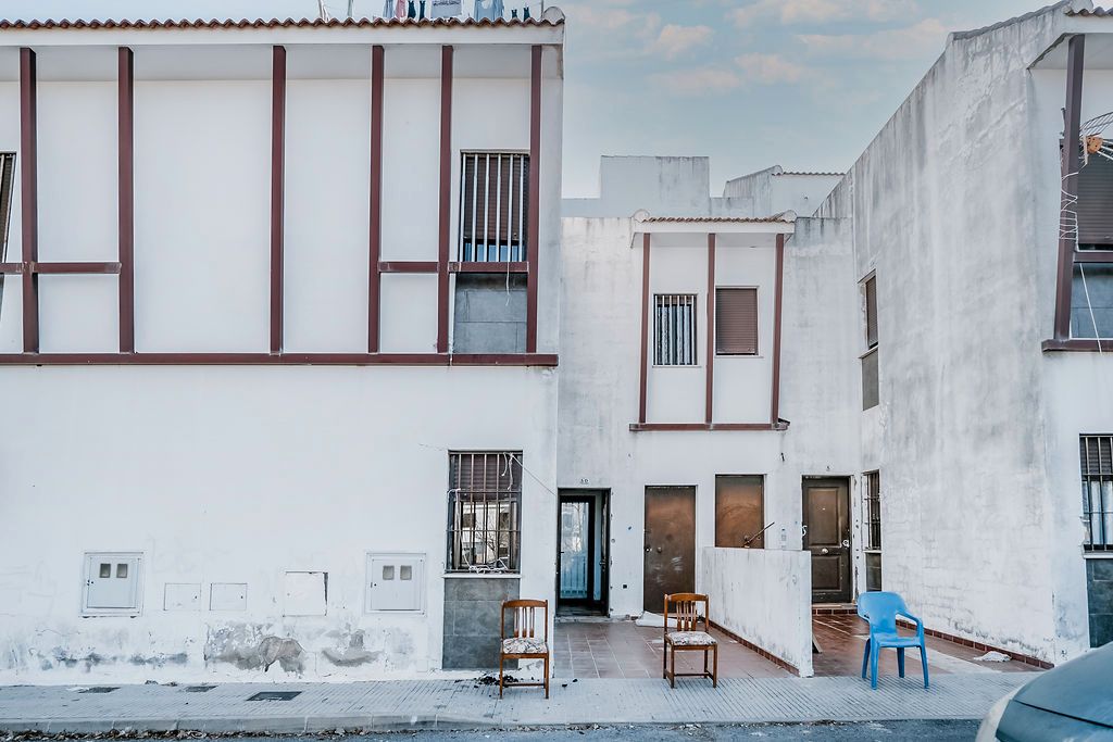 Vista exterior de Casa adosada en venta en Cortegana
