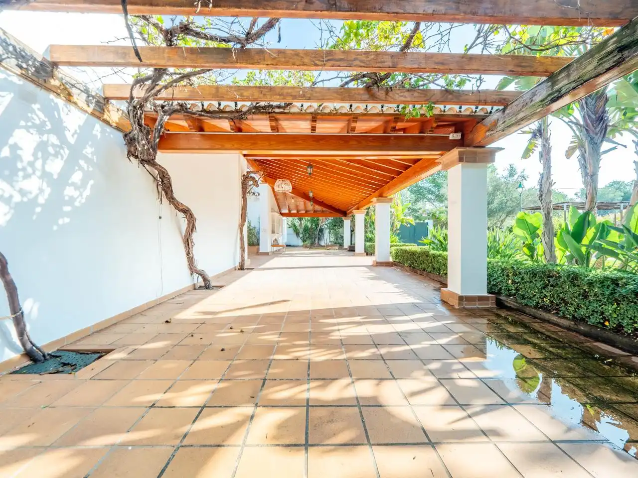 Terraza de Finca rústica en venta en Bétera con Aire acondicionado, Calefacción y Jardín privado