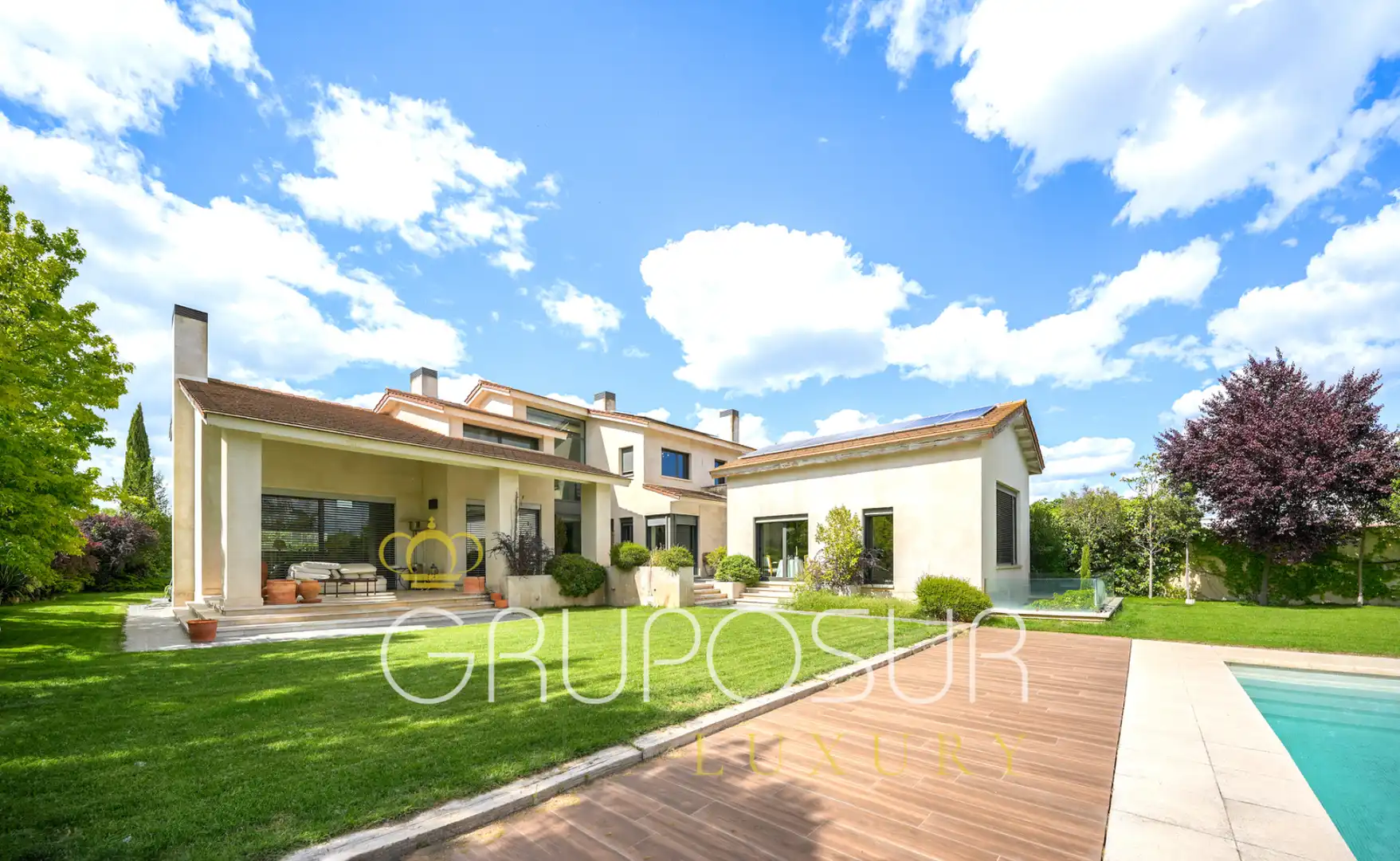 Garden of Houses for sale in Simancas  with Air Conditioner, Heating and Private garden