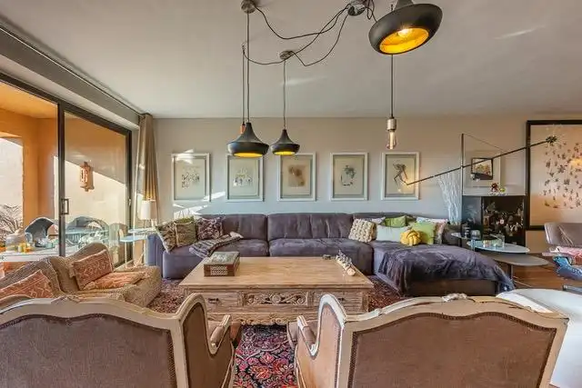 Living room of Attic for sale in Estepona  with Air Conditioner, Parquet flooring and Terrace