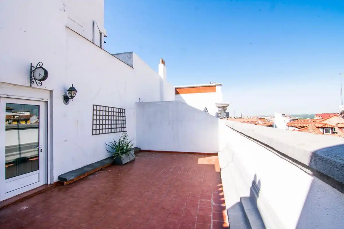 Terraza de Piso de alquiler en  Madrid Capital con Aire acondicionado, Parquet y Terraza