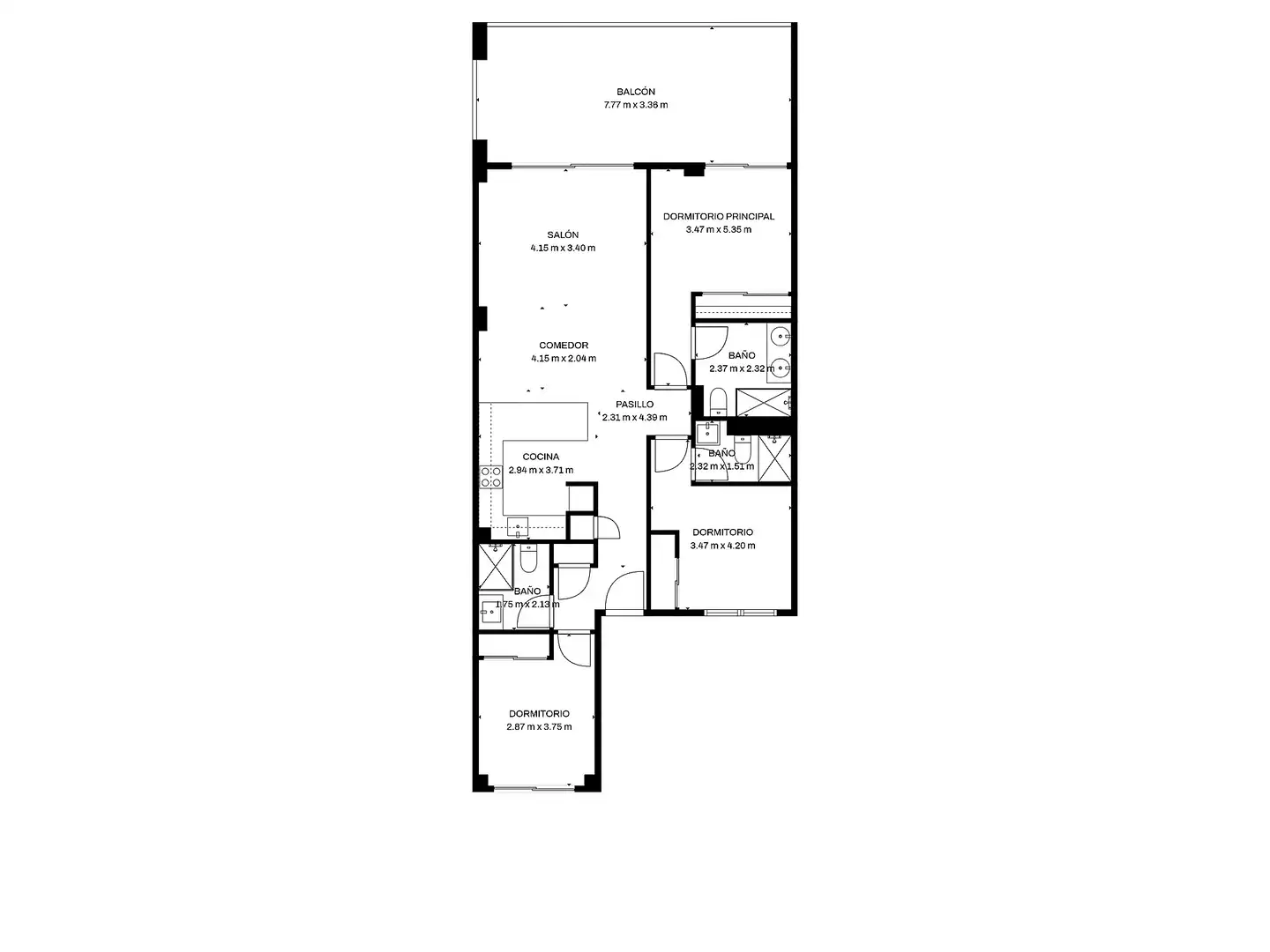 Apartament amb ascensor en venda a El Higuerón, imagen 2