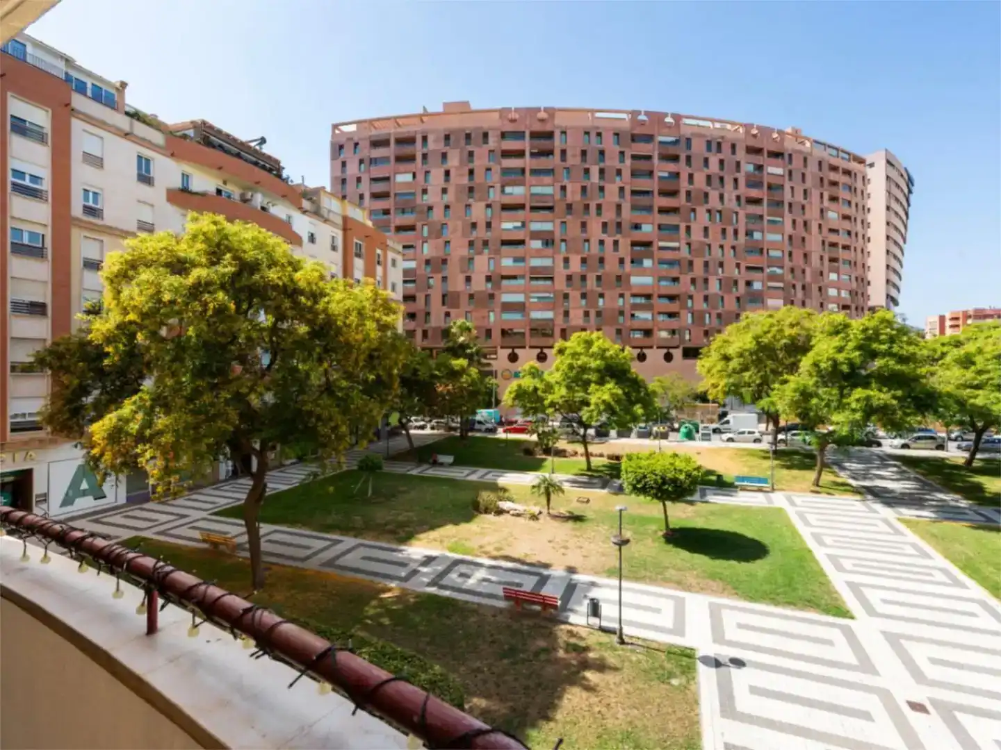 Vista exterior de Piso en venta en Málaga con Aire acondicionado, Piscina y Amueblado