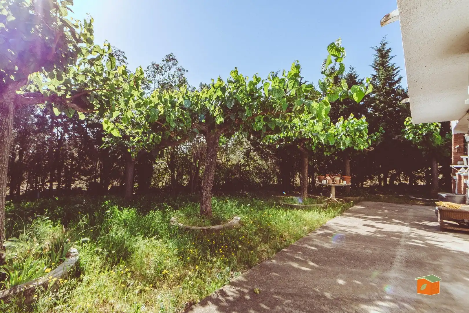 Garden of Houses for sale in Roquetes  with Air Conditioner, Parquet flooring and Swimming Pool