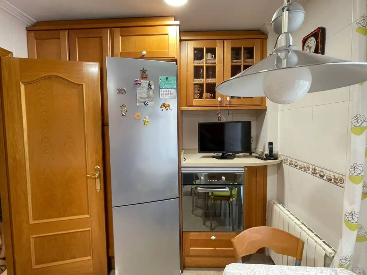 Küche von Wohnung zur Miete in Cerdanyola del Vallès mit Klimaanlage, Heizung und Privatgarten