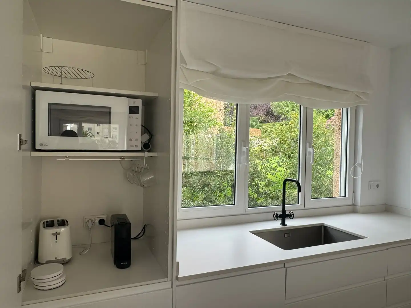 Küche von Wohnung zur Miete in Santander mit Klimaanlage, Heizung und Parkett