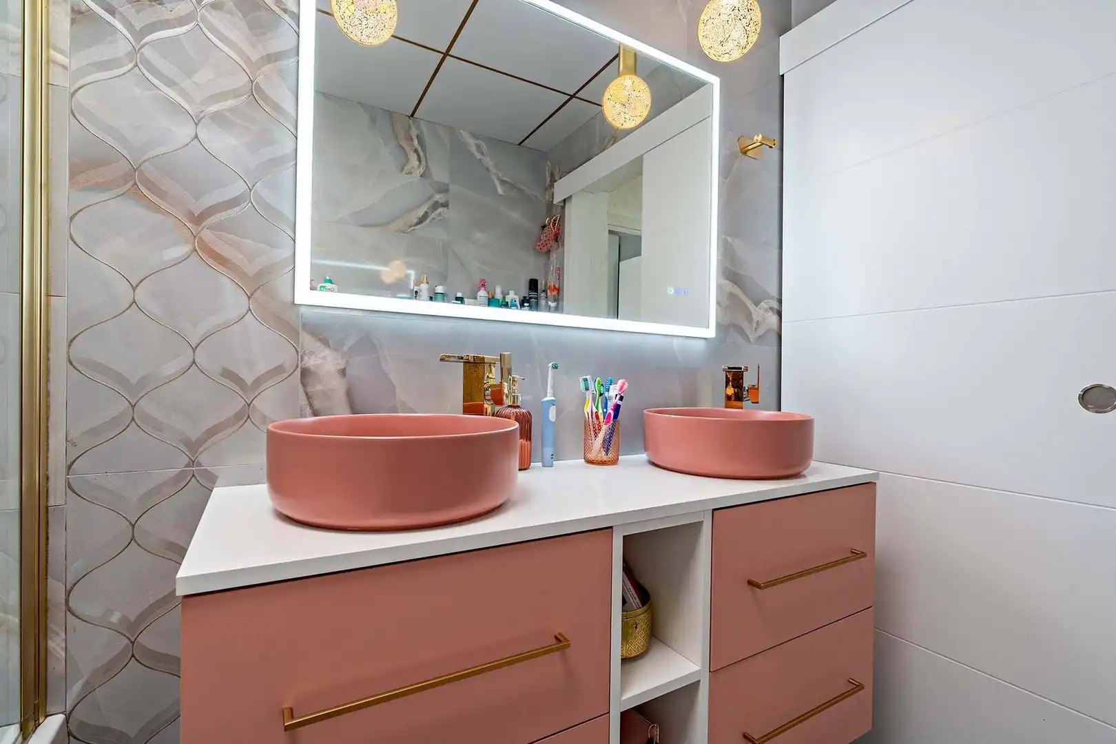 Bathroom of Houses for sale in Roquetas de Mar  with Air Conditioner and Terrace