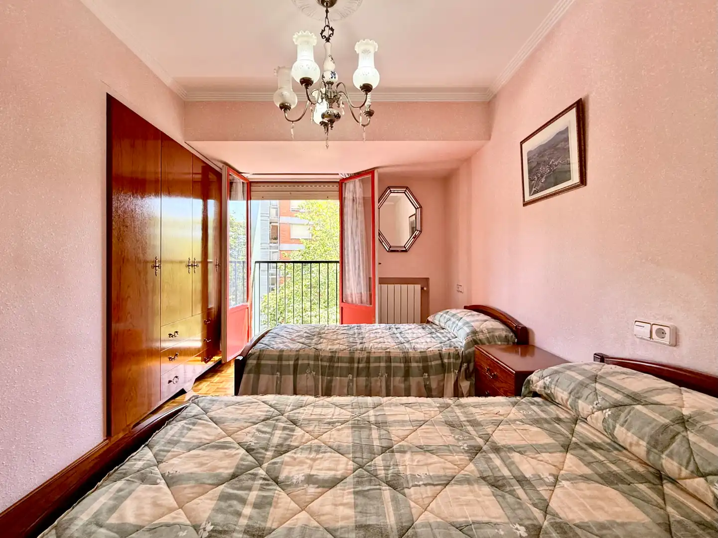 Schlafzimmer von Wohnung zum Verkauf in Donostia - San Sebastián  mit Heizung, Terrasse und Möbliert