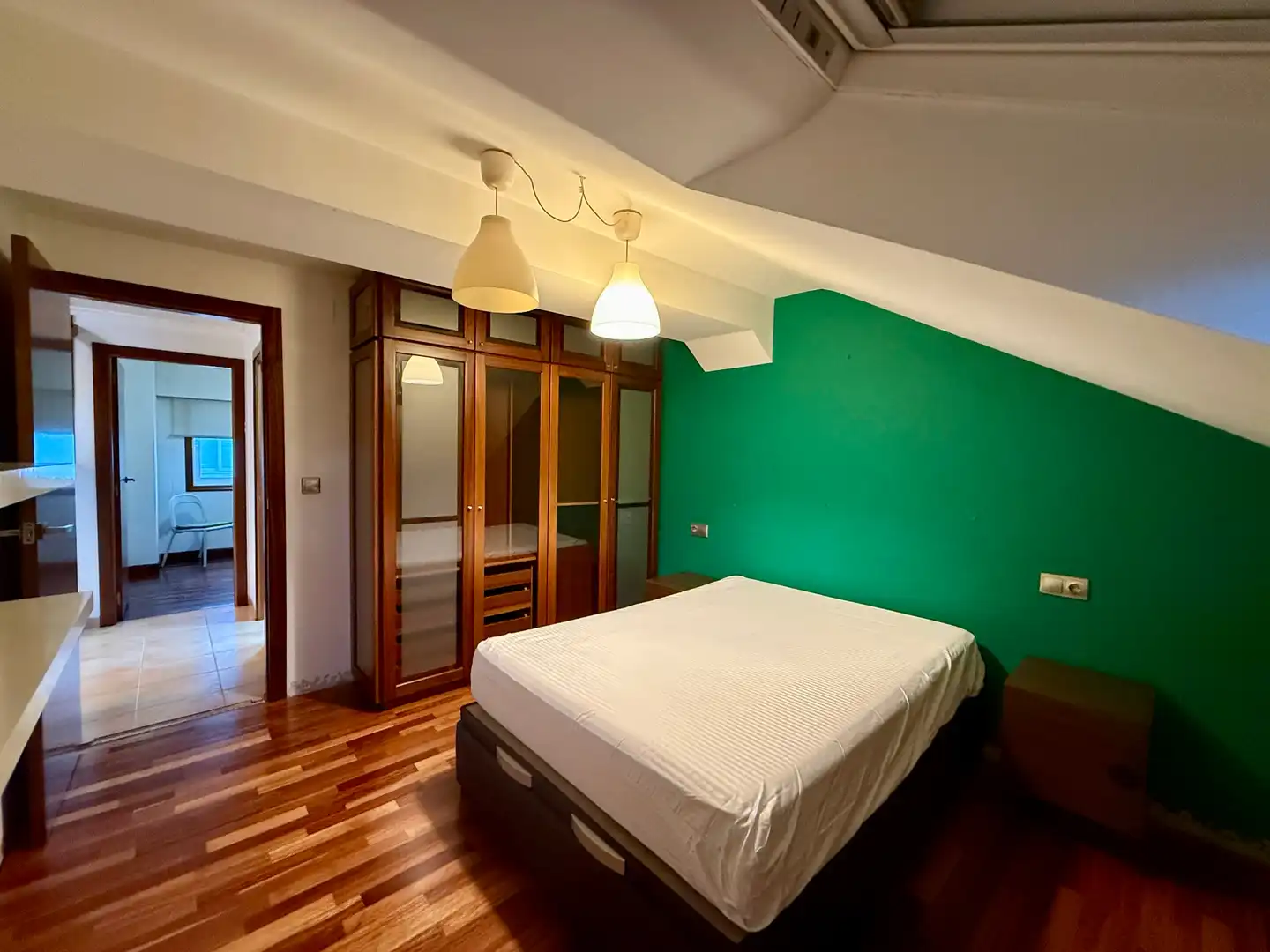 Bedroom of Attic for sale in O Grove    with Terrace, Storage room and Furnished