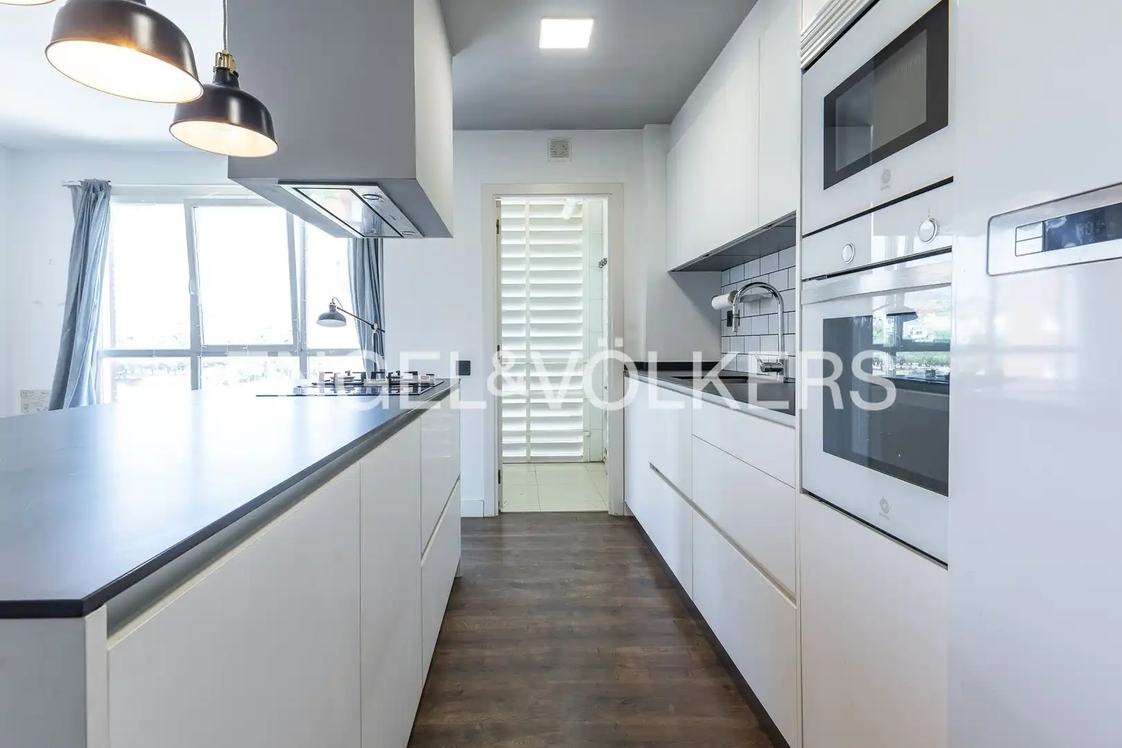 Cocina de Dúplex en venta en Montgat con Aire acondicionado, Calefacción y Jardín privado